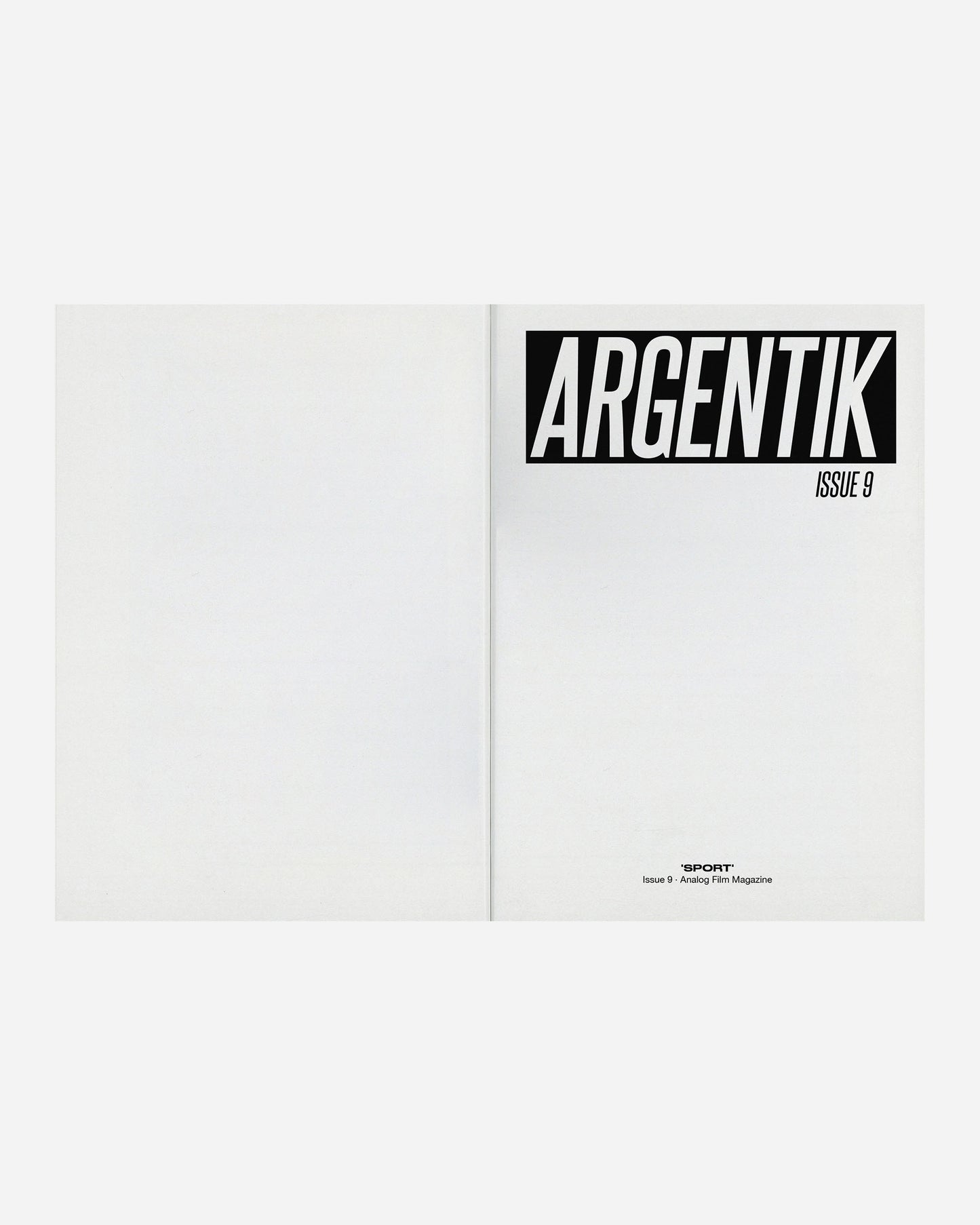 ISSUE 9 'SPORT'